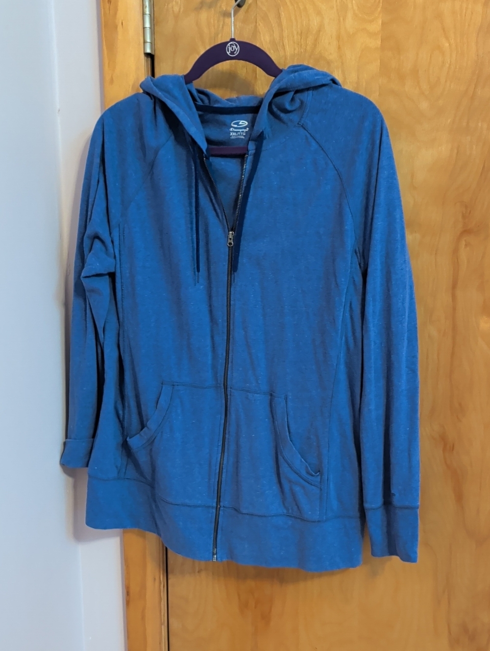 Champion Blue Hooded Zip Jacket